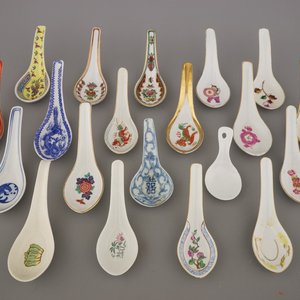 Collection de cuillères en porcelaine de Chine, 18e-20e — photo 14