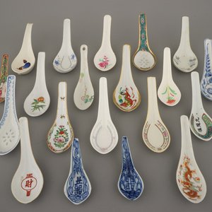 Collection de cuillères en porcelaine de Chine, 18e-20e — photo 18