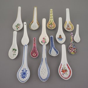 Collection de cuillères en porcelaine de Chine, 18e-20e — photo 24