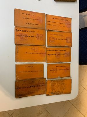 Collection of ten Chinese books about Taoism and an album after Giuseppe Castiglione (郎世寧, 1688-1766): 'One Hundred Horses,' 20th C. — photo 1
