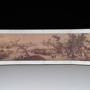 Collection of ten Chinese books about Taoism and an album after Giuseppe Castiglione (郎世寧, 1688-1766): 'One Hundred Horses,' 20th C. — photo 20