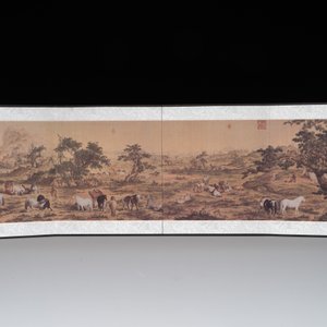 Collection of ten Chinese books about Taoism and an album after Giuseppe Castiglione (郎世寧, 1688-1766): 'One Hundred Horses,' 20th C. — photo 21