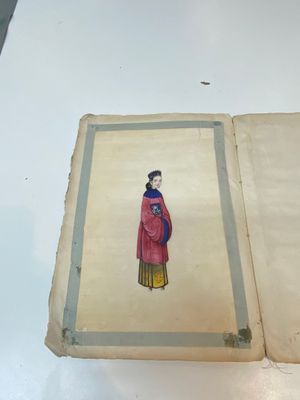 Collection variée de peintures sur papier de riz à décor des personnages, Chine, Canton, 19ème — photo 11