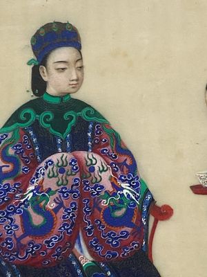 Collection variée de peintures sur papier de riz à décor des personnages, Chine, Canton, 19ème — photo 2
