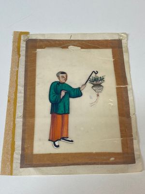Collection variée de peintures sur papier de riz à décor des personnages, Chine, Canton, 19ème — photo 36