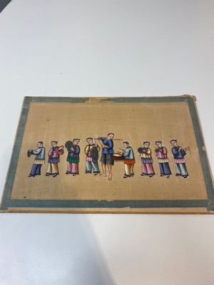 Collection variée de peintures sur papier de riz à décor des personnages, Chine, Canton, 19ème — photo 4