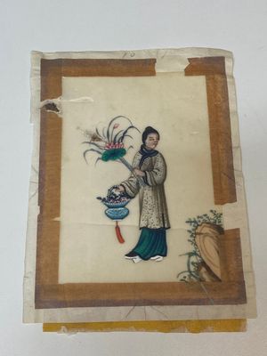 Collection variée de peintures sur papier de riz à décor des personnages, Chine, Canton, 19ème — photo 50