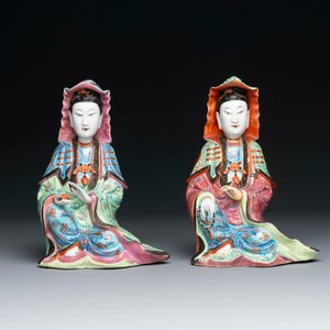 Collection variée de sept pièces en porcelaine de Chine et émaux de Canton, Kangxi et postérieur — photo 2