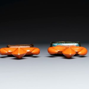 Collection variée de sept pièces en porcelaine de Chine et émaux de Canton, Kangxi et postérieur — photo 8