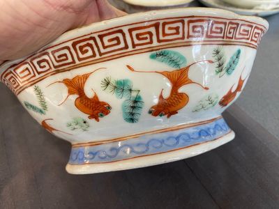 Collection variée en porcelaine de Chine, 19/20ème — photo 14