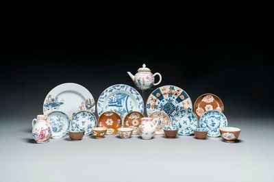 Collection variée en porcelaine de Chine en bleu et blanc, famille rose et de style Imari, Yongzheng/Qianlong — photo 2
