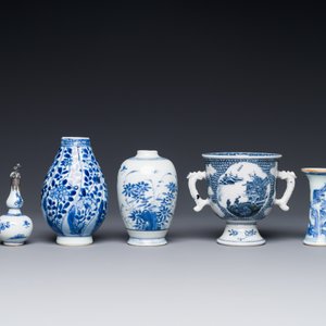 Collection variée en porcelaine de Chine en bleu et blanc, Kangxi/Qianlong — photo 3
