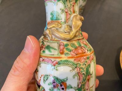 Collection variée en porcelaine de Chine famille rose de Canton, 19ème — photo 11