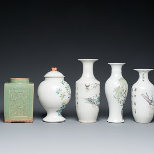 Collection variée en porcelaine de Chine famille rose et monochrome, 18/20ème — photo 5