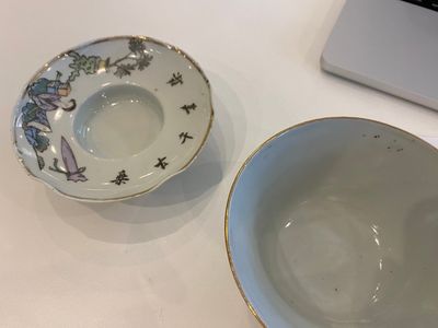Collection variée en porcelaine de Chine famille rose et qianjiang cai, 19/20ème — photo 19