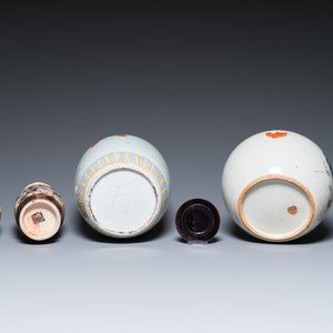 Collection variée en porcelaine de Chine famille rose et qianjiang cai, 19/20ème — photo 11