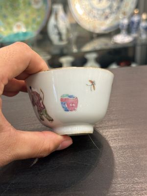 Collection variée en porcelaine de Chine famille rose et qianjiang cai, 19/20ème — photo 15