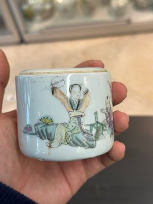 Collection variée en porcelaine de Chine famille rose et qianjiang cai, 19/20ème — photo 46