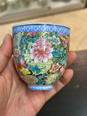 Collection variée en porcelaine de Chine famille rose et qianjiang cai, 19/20ème — photo 62