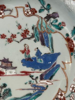 Collection variée en porcelaine de Chine famille rose et verte, 18/19ème — photo 34