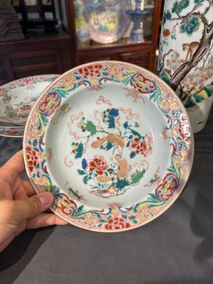 Collection variée en porcelaine de Chine famille rose et verte, 18/19ème — photo 46