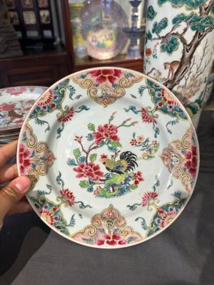 Collection variée en porcelaine de Chine famille rose et verte, 18/19ème — photo 56