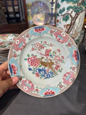 Collection variée en porcelaine de Chine famille rose et verte, 18/19ème — photo 61