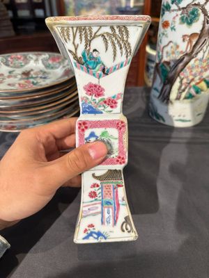 Collection variée en porcelaine de Chine famille rose et verte, 18/19ème — photo 79