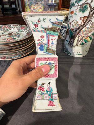 Collection variée en porcelaine de Chine famille rose et verte, 18/19ème — photo 80