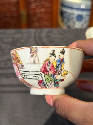 Collection variée en porcelaine de Chine famille rose et verte, 18/19ème — photo 8