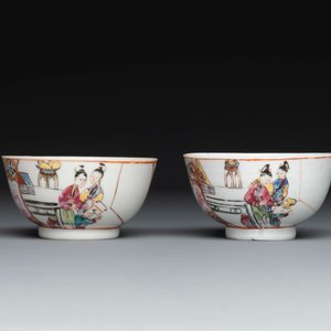 Collection variée en porcelaine de Chine famille rose et verte, 18/19ème — photo 6