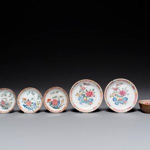 Collection variée en porcelaine de Chine famille rose et verte, 18/19ème — photo 4
