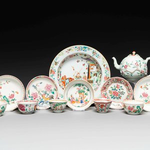 Collection variée en porcelaine de Chine famille rose, Yongzheng/Qianlong — photo 1