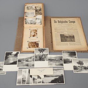 Congo Belge: photos blanc et noir, un journal de voyage, magazines, ... 19/20ème siècle — photo 2