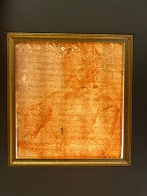 Cornelis Visscher II (1628-1658, attr. à): 'Portrait d'un roi', sanguine sur papier — photo 1