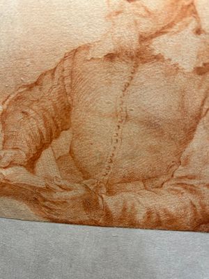 Cornelis Visscher II (1628-1658, attr. à): 'Portrait d'un roi', sanguine sur papier — photo 16