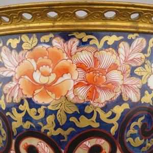 Coupe en porcelaine de Chine avec monture ormolu, 19e — photo 2