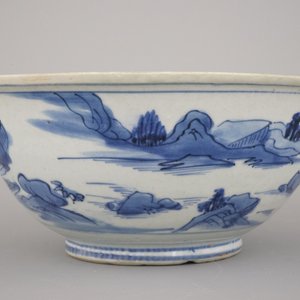 Coupe en porcelaine de Chine, bleu et blanc, dynastie Ming, 16e — photo 7