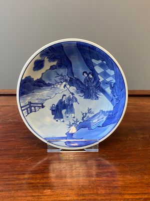Coupe en porcelaine de Chine en bleu et blanc, marque et époque de Kangxi — photo 1