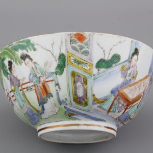 Coupe en porcelaine de Chine, famille verte , Canton, début 19e — photo 1