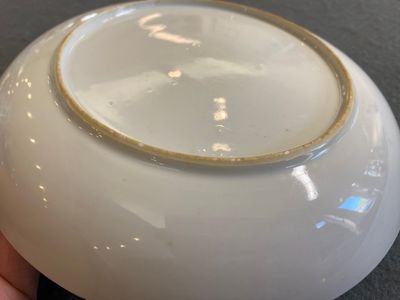 Coupe en porcelaine de Chine semi-coquille d'oeuf au sujet mandarin en famille rose, Qianlong — photo 8