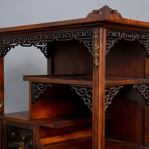 D'après Gabriel Viardot, un cabinet japonisant en bois et laque, prob. France, 19/20ème — photo 6