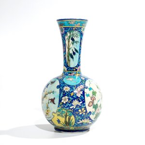 Deck, Théodore (France, 1823-1891), a polychrome Art Nouveau bottle vase — 照片 6