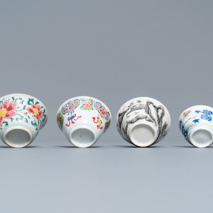 Dertien diverse Chinese schotels en negen koppen, Kangxi/Qianlong — foto 19
