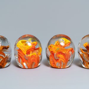 Dertien glazen presse-papiers, Frankrijk, 18/20e eeuw — foto 2