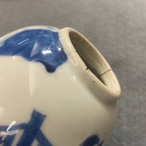 Deux boîtes à thé couvertes en porcelaine de Chine en bleu et blanc, Kangxi — photo 10