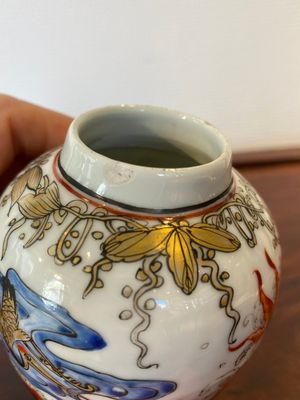 Deux boîtes à thé en porcelaine de Chine à décor de carpes en bleu, blanc et rouge de fer, Yongzheng — photo 13