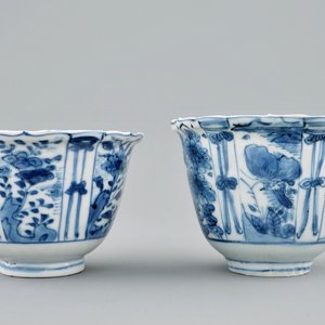 Deux bols "corbeaux" en porcelaine de Chine bleu et blanc, Ming, Wanli — photo 5
