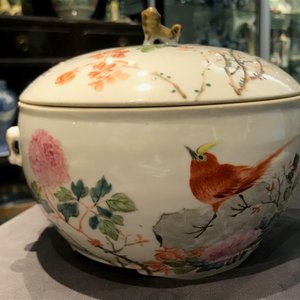 Deux bols couverts en porcelaine de Chine qianjiang cai, 19/20ème — photo 18