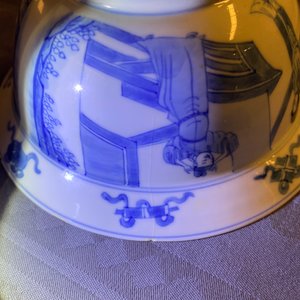 Deux bols en porcelaine de Chine en bleu et blanc, Kangxi — photo 9